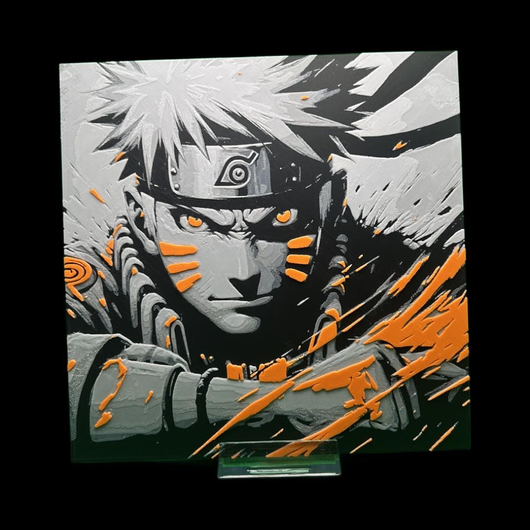 Naruto Uzumaki - Naruto 3D Printed Fan Art