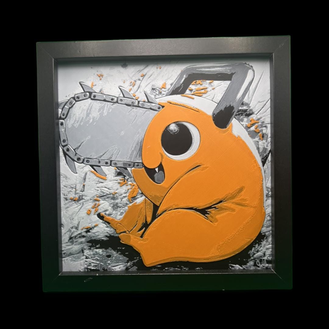Pochita - Chainsaw Man 3D Printed Fan Art