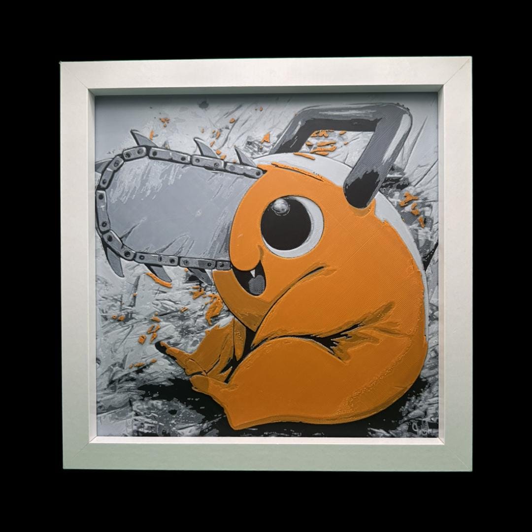 Pochita - Chainsaw Man 3D Printed Fan Art