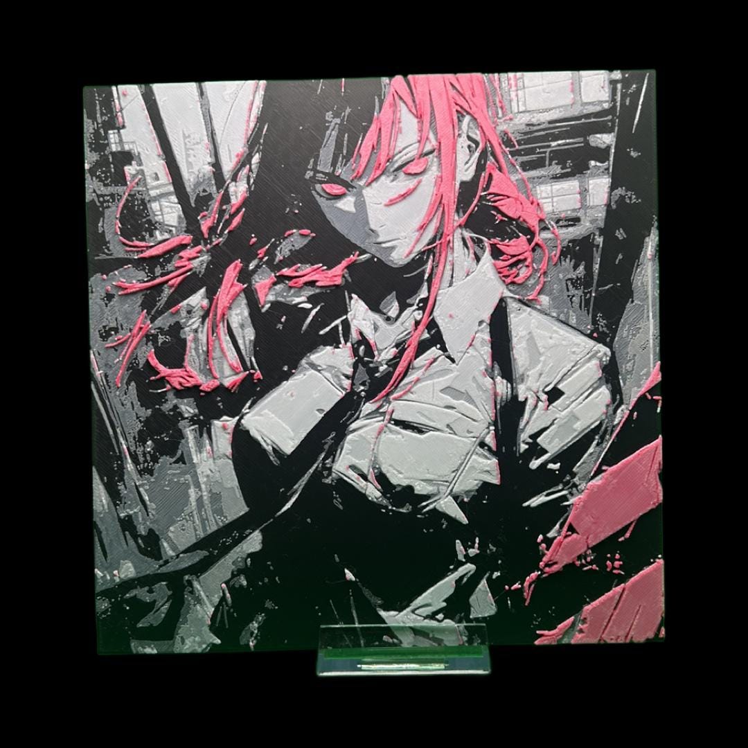 Makima - Chainsaw Man 3D Printed Fan Art