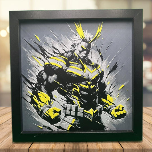 Toshinori “All Might Yagi 3D Printed Fan Art