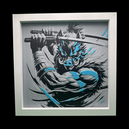 Inosuke Hashibira 3D Printed Fan Art