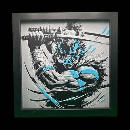 Inosuke Hashibira 3D Printed Fan Art