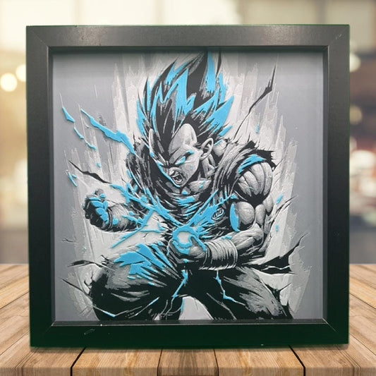 Vegeta - Dragon Ball Z 3D Printed Fan Art