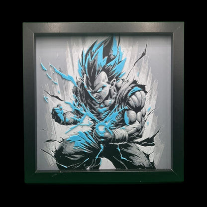 Vegeta - Dragon Ball Z 3D Printed Fan Art