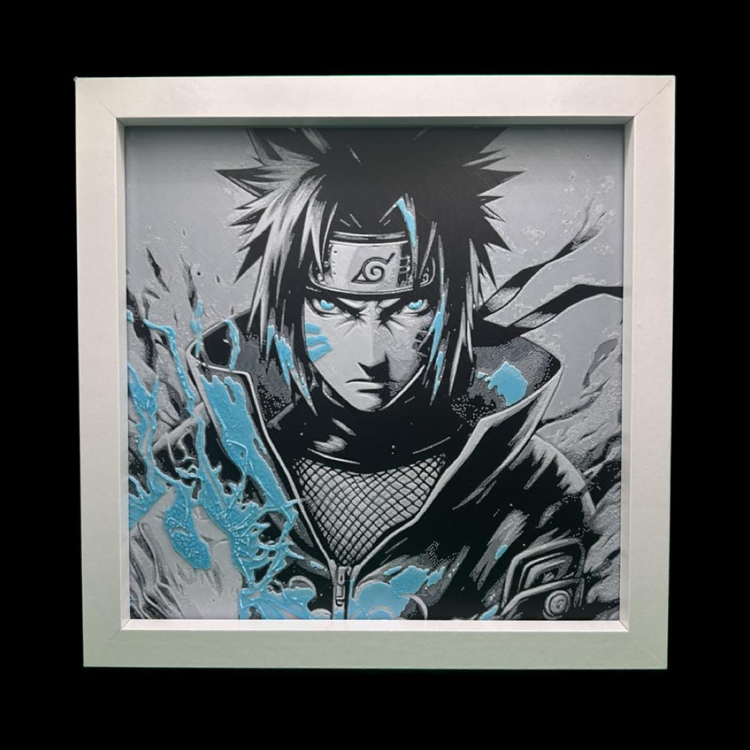 Sasuke Uchiha - Naruto 3D Printed Fan Art