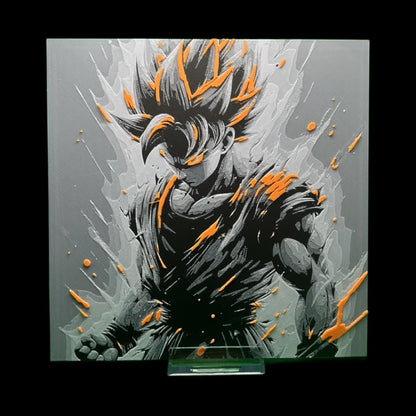Goku - Dragon Ball Z 3D Printed Fan Art