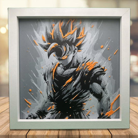 Goku - Dragon Ball Z 3D Printed Fan Art