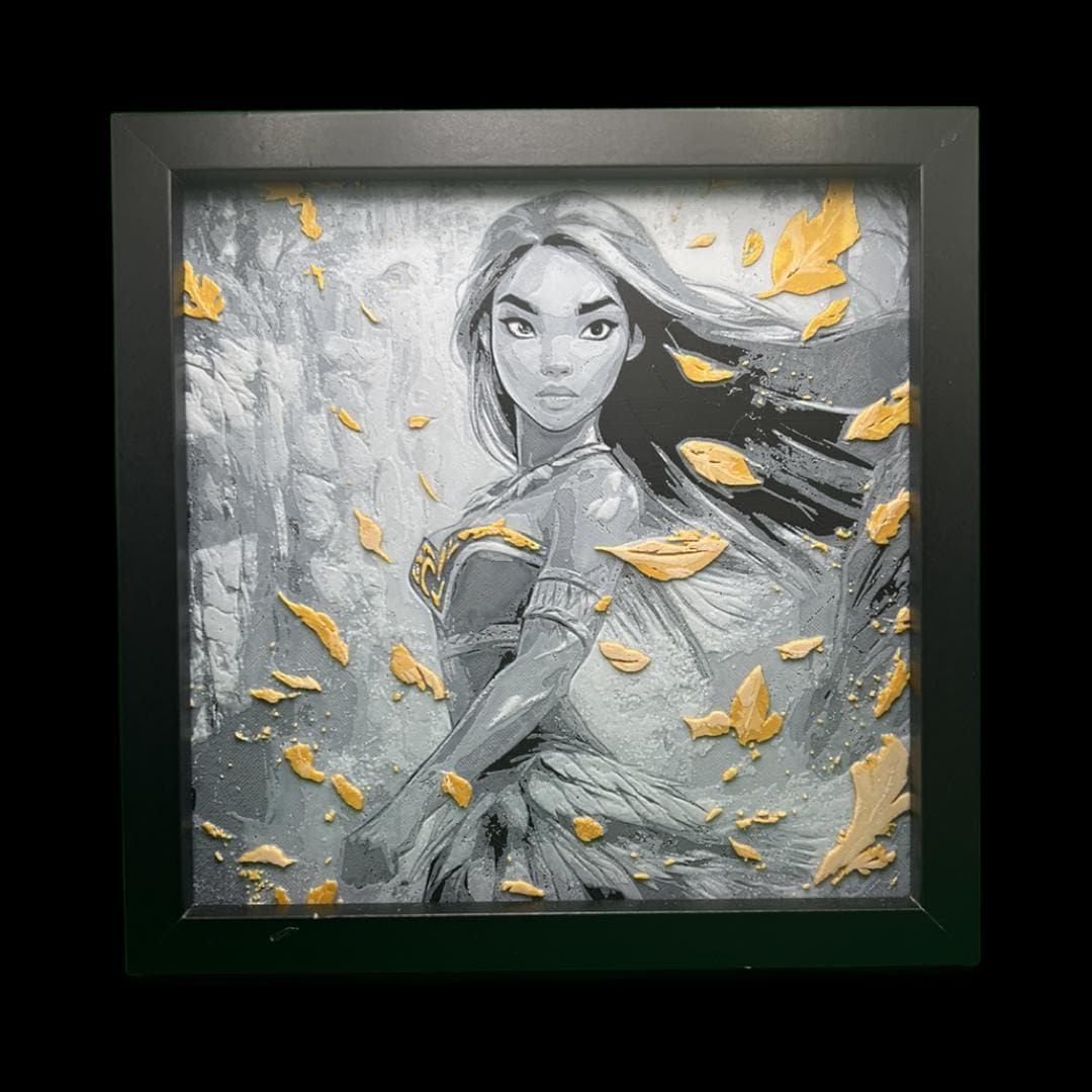 Pocahontas 3D Printed Fan Art