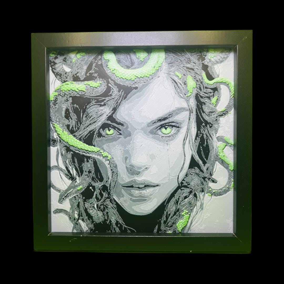 Medusa Gorgon Sister 3D Printed Fan Art