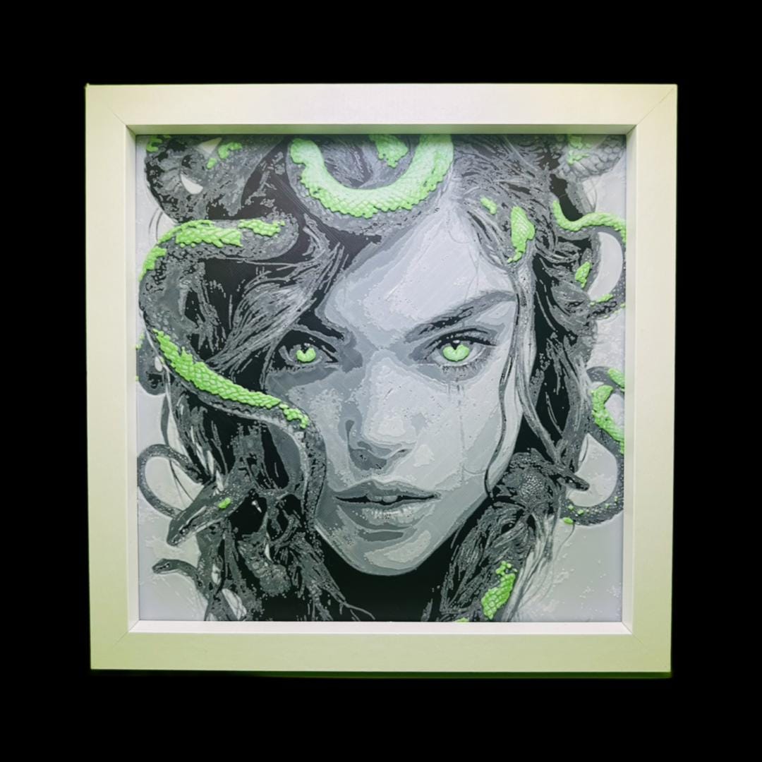 Medusa Gorgon Sister 3D Printed Fan Art