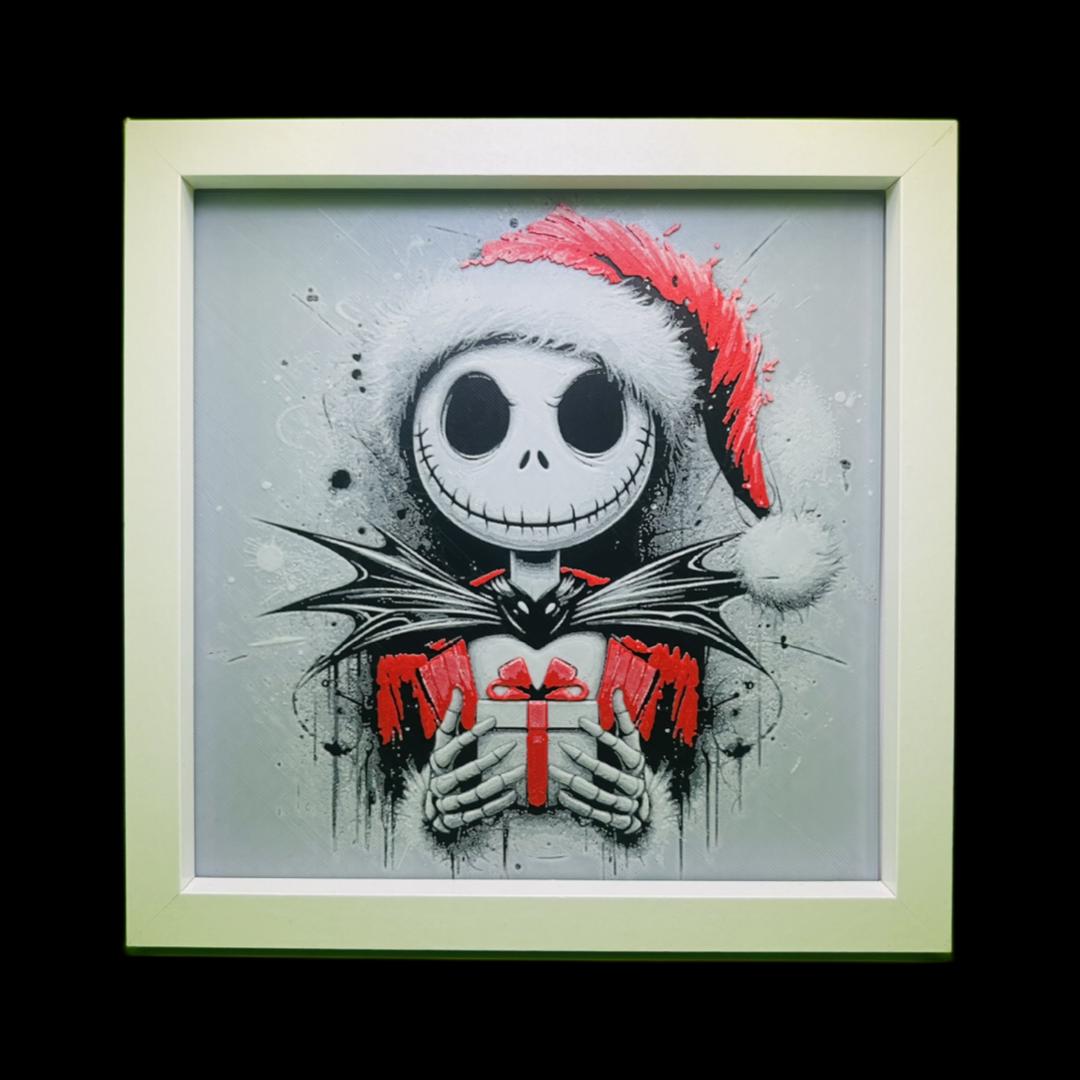Jack Skellington with Christmas Present 3D Printed Fan Art
