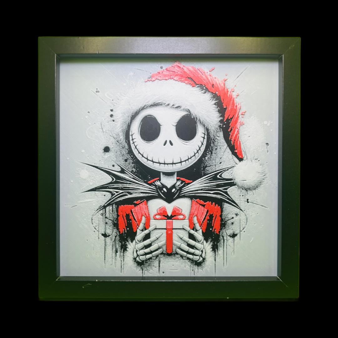 Jack Skellington with Christmas Present 3D Printed Fan Art