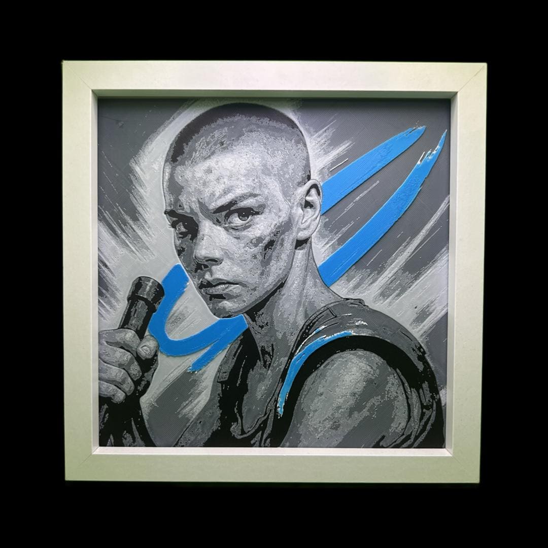 Furiosa - A Mad Max Saga 3D Printed Fan Art