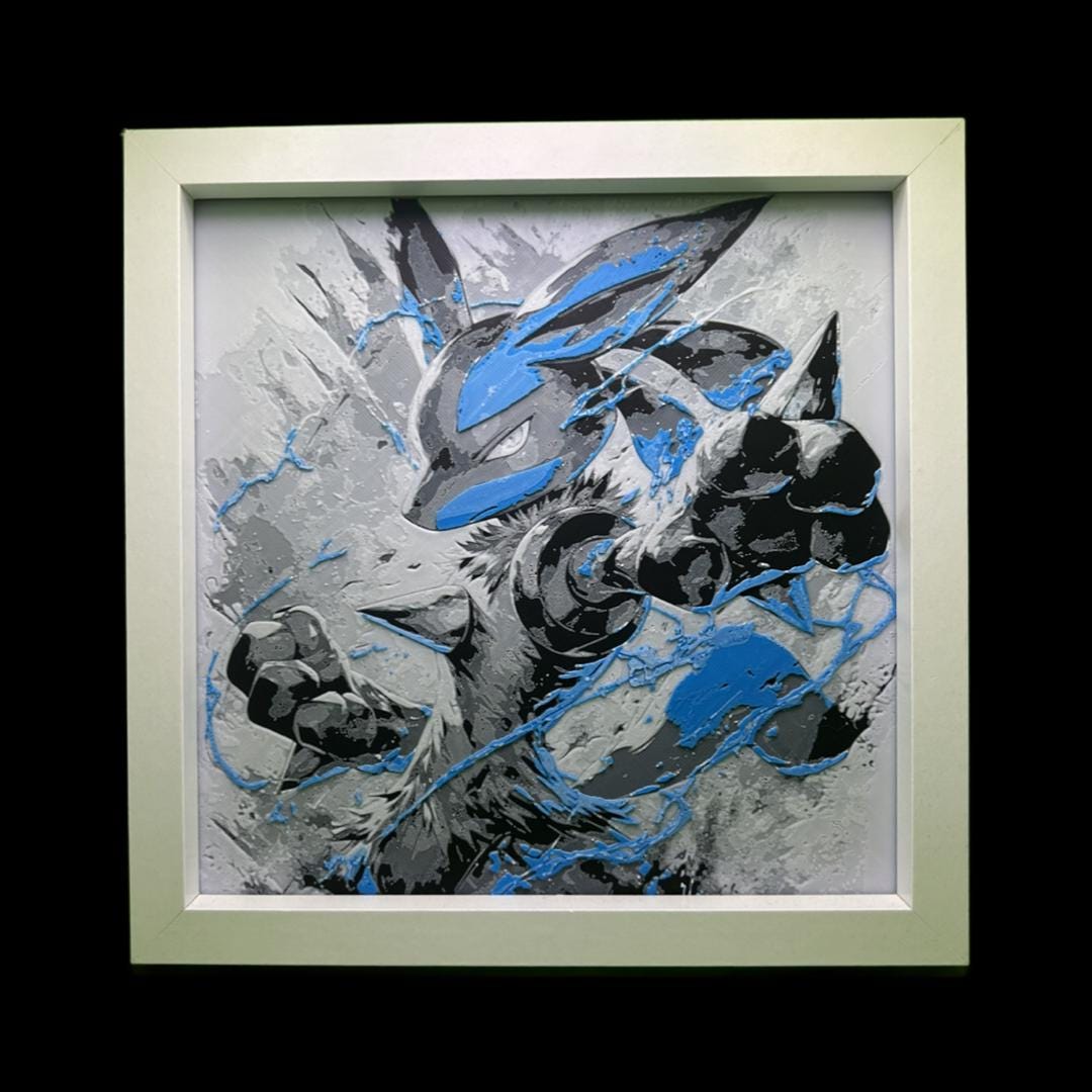 Lucario - Pokémon 3D Printed Fan Art