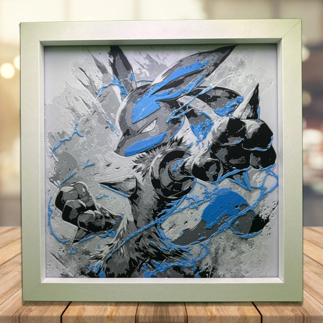 Lucario - Pokémon 3D Printed Fan Art