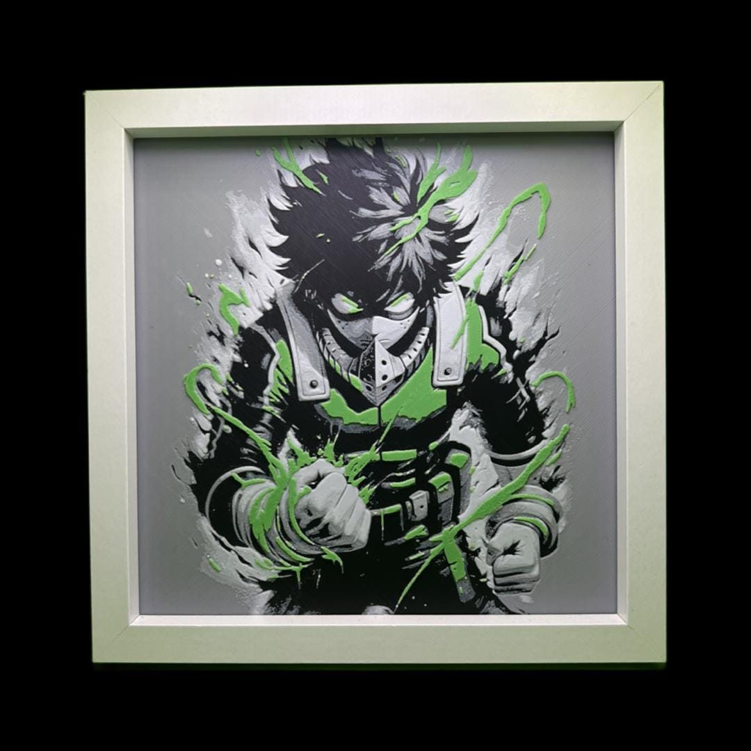 Izuku "Deku" Midoriya 3D Printed Fan Art