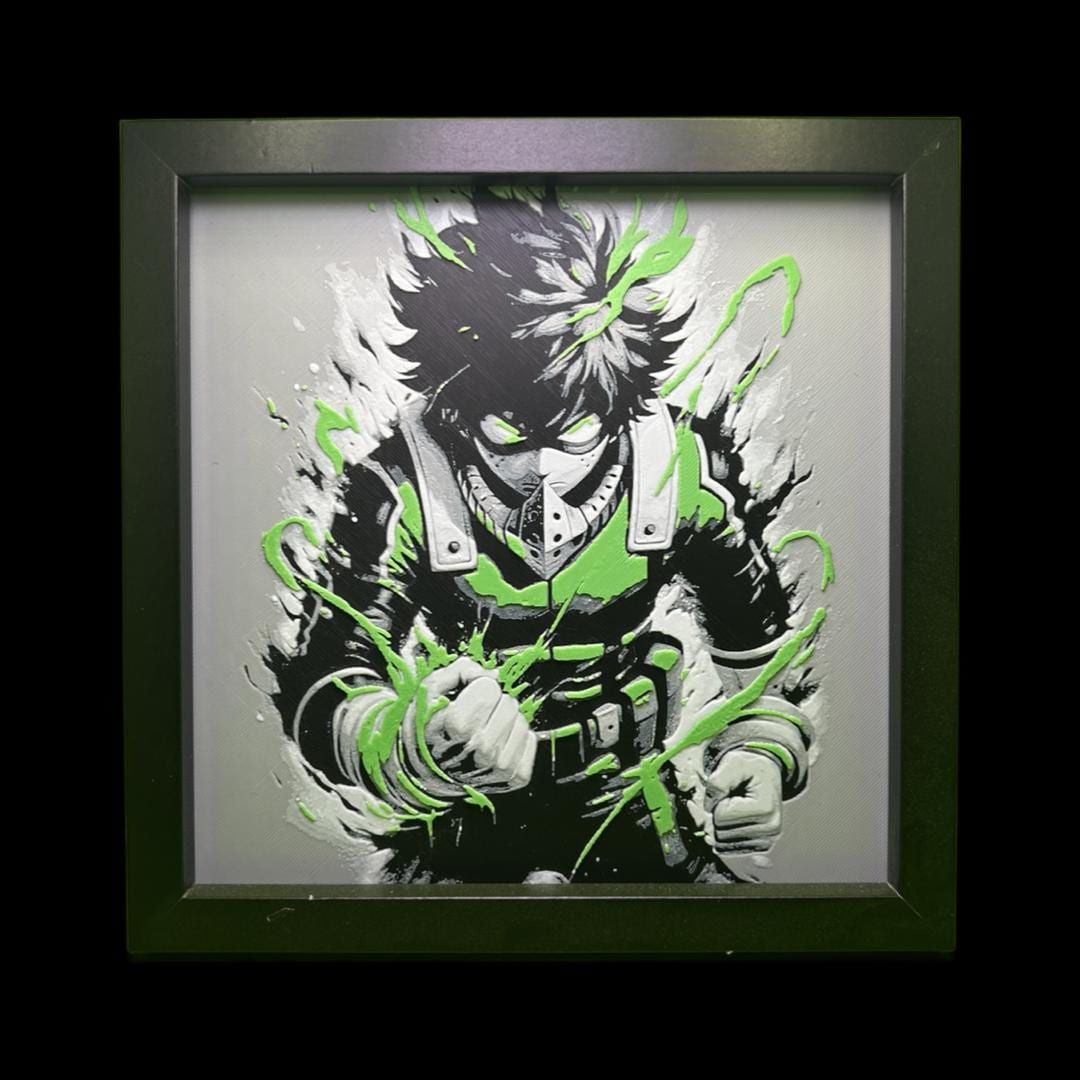 Izuku "Deku" Midoriya 3D Printed Fan Art