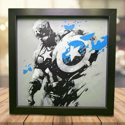 Captain America - The Avengers 3D V2 Printed Fan Art