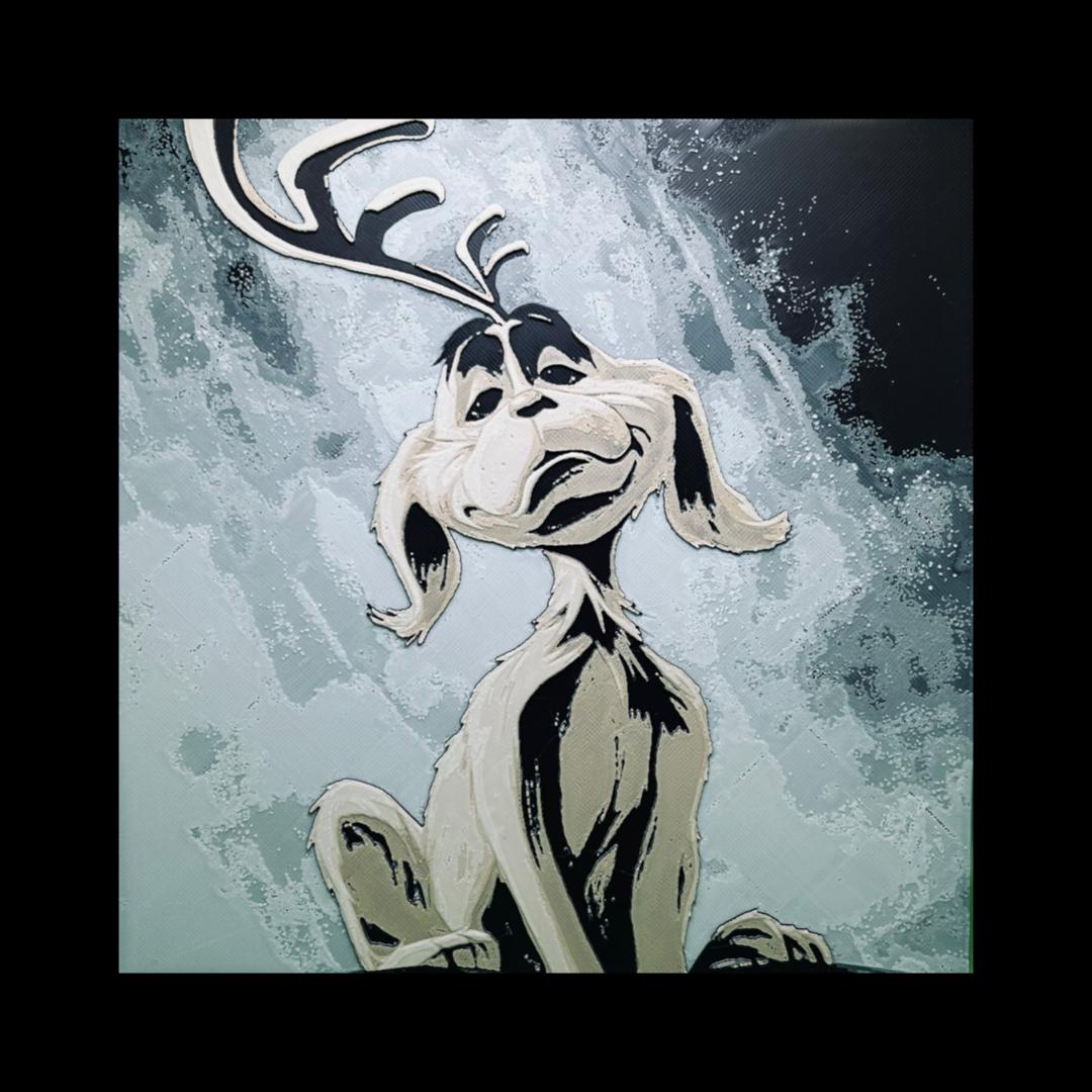 Max the Dog - The Grinch 3D Printed Fan Art