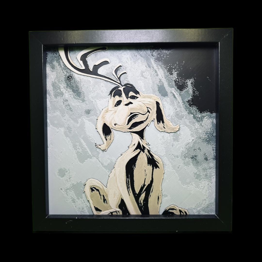 Max the Dog - The Grinch 3D Printed Fan Art