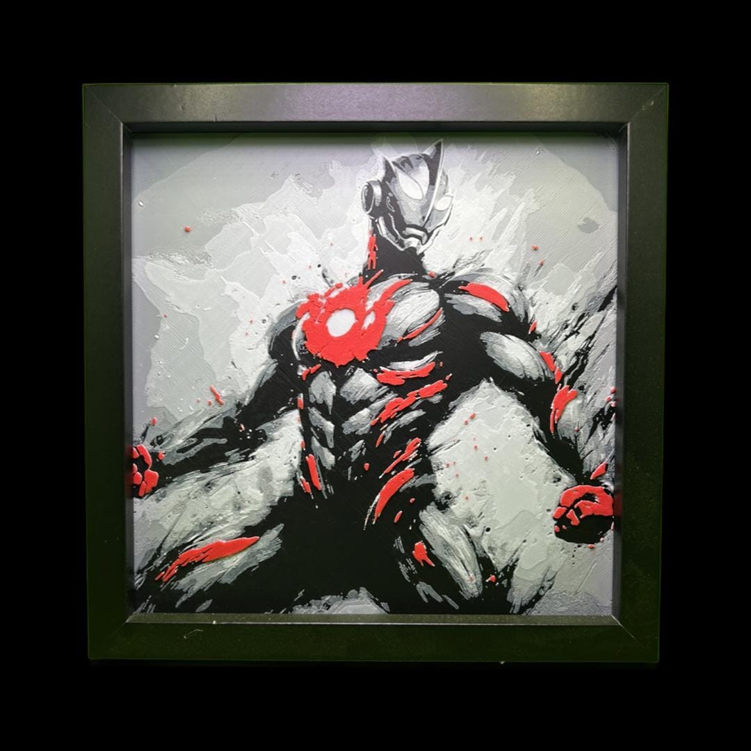 Ultraman 3D Printed Fan Art