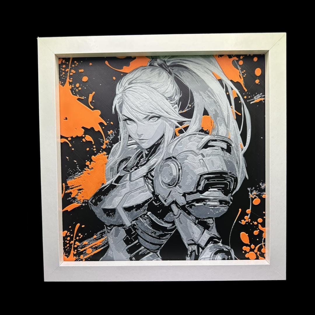 Samus Aran - Metroid series 3D Printed Fan Art