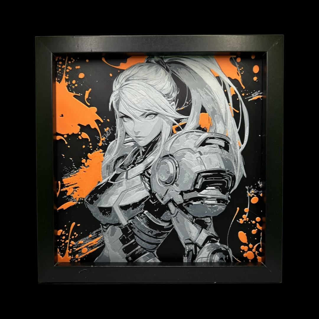 Samus Aran - Metroid series 3D Printed Fan Art