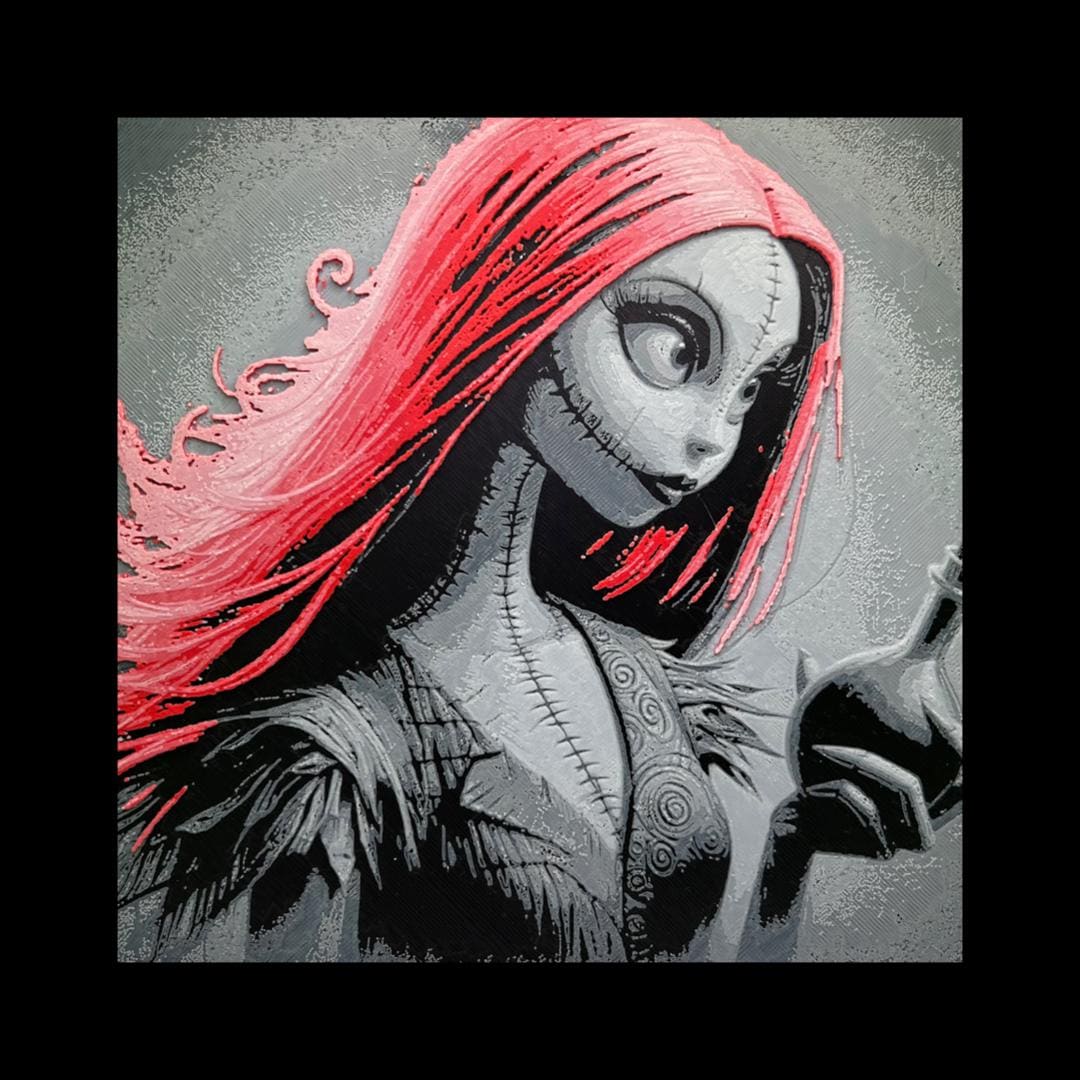 Sally from Nightmare Before Christmas 3D Printed Fan Art