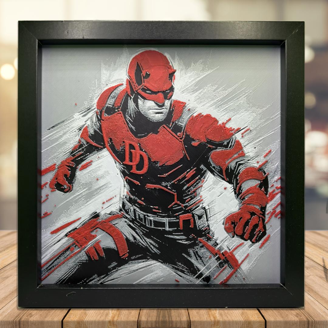 Dare Devil 3D Printed Fan Art