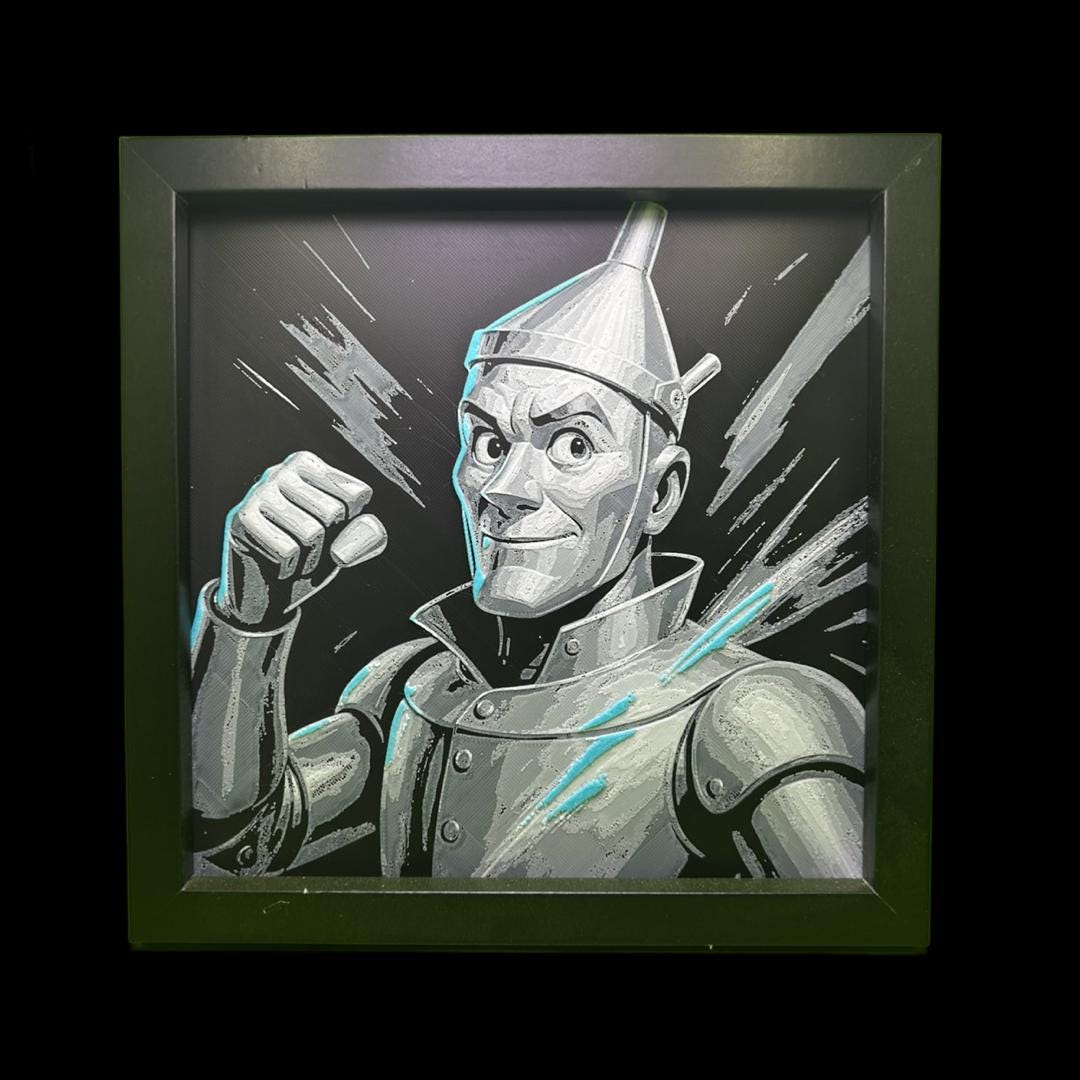 The Tin Man - The wizard of Oz 3D Printed Fan Art