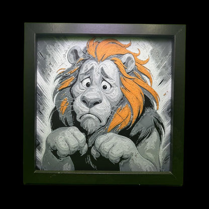 The Cowardly Lion - The wizard of Oz 3D Printed Fan Art