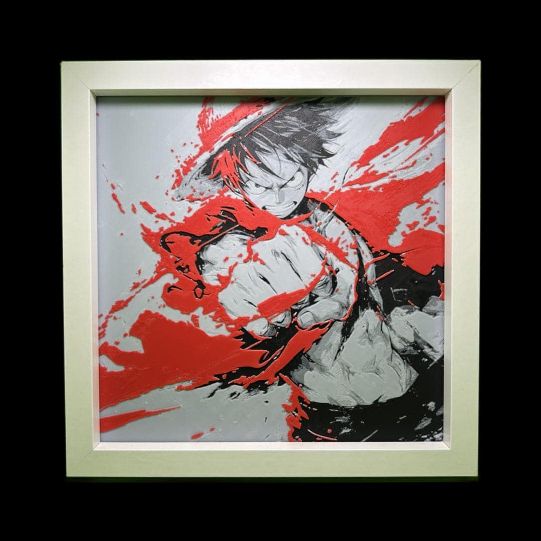 Monkey D. Luffy - One Piece 3D Printed Fan Art