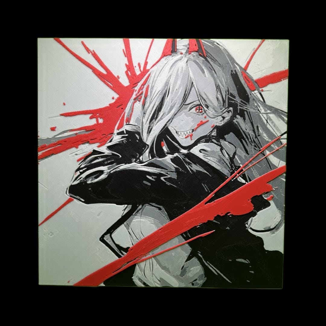 Power - Chainsaw Man 3D Printed Fan Art
