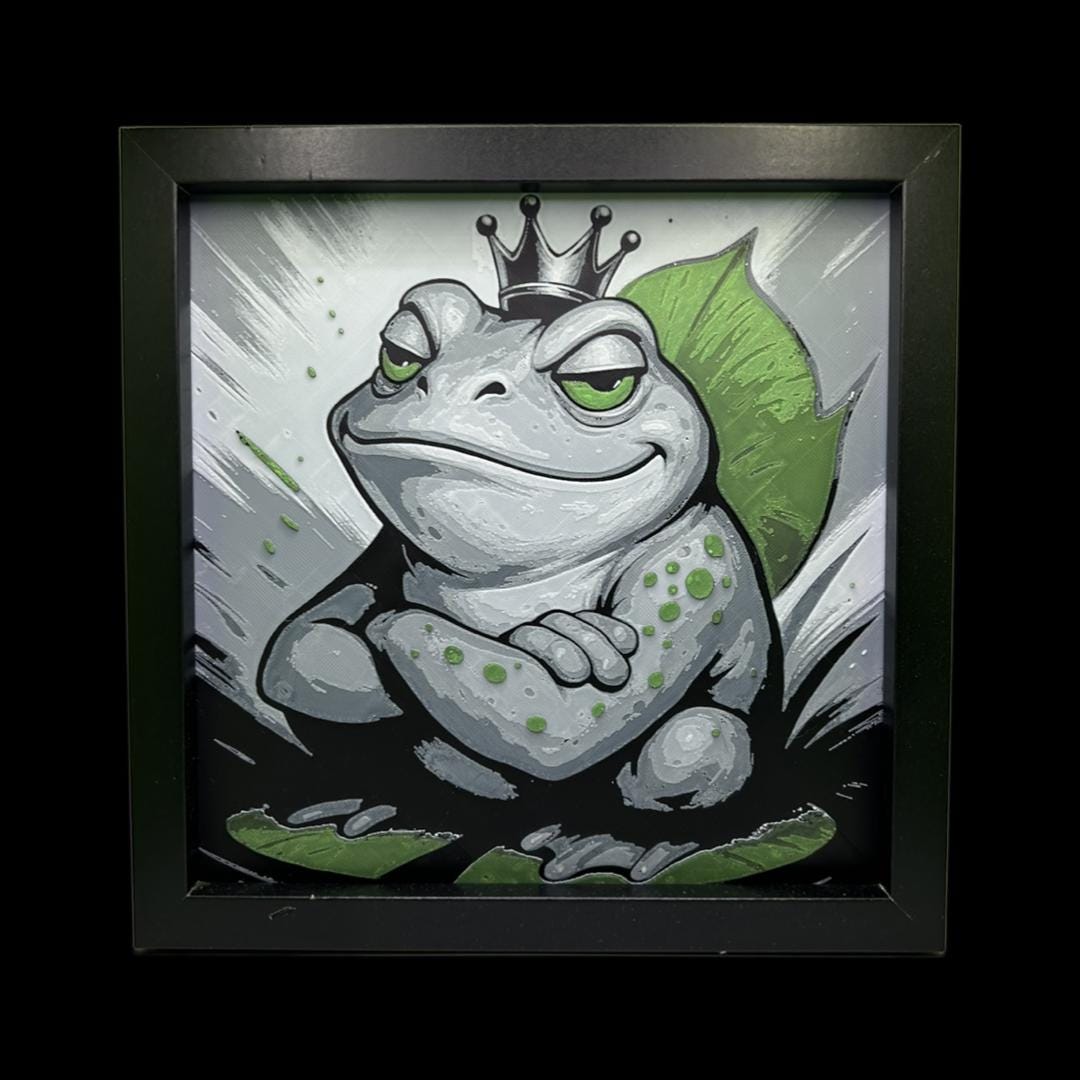 The Frog Prince - The Princess and the Frog 3D Printed Fan Art
