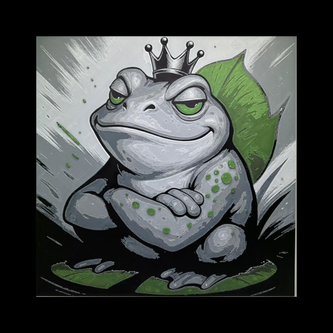 The Frog Prince - The Princess and the Frog 3D Printed Fan Art