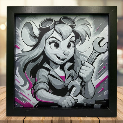 Gadget Hackwrench - Rescue Rangers 3D Printed Fan Art