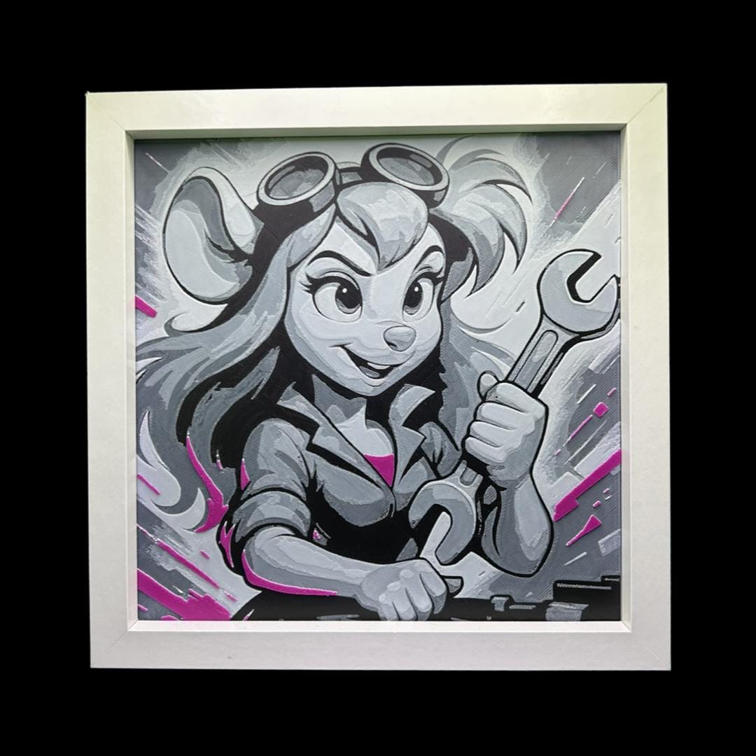 Gadget Hackwrench - Rescue Rangers 3D Printed Fan Art