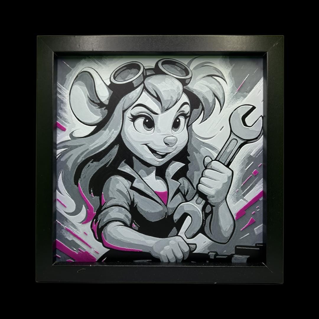 Gadget Hackwrench - Rescue Rangers 3D Printed Fan Art