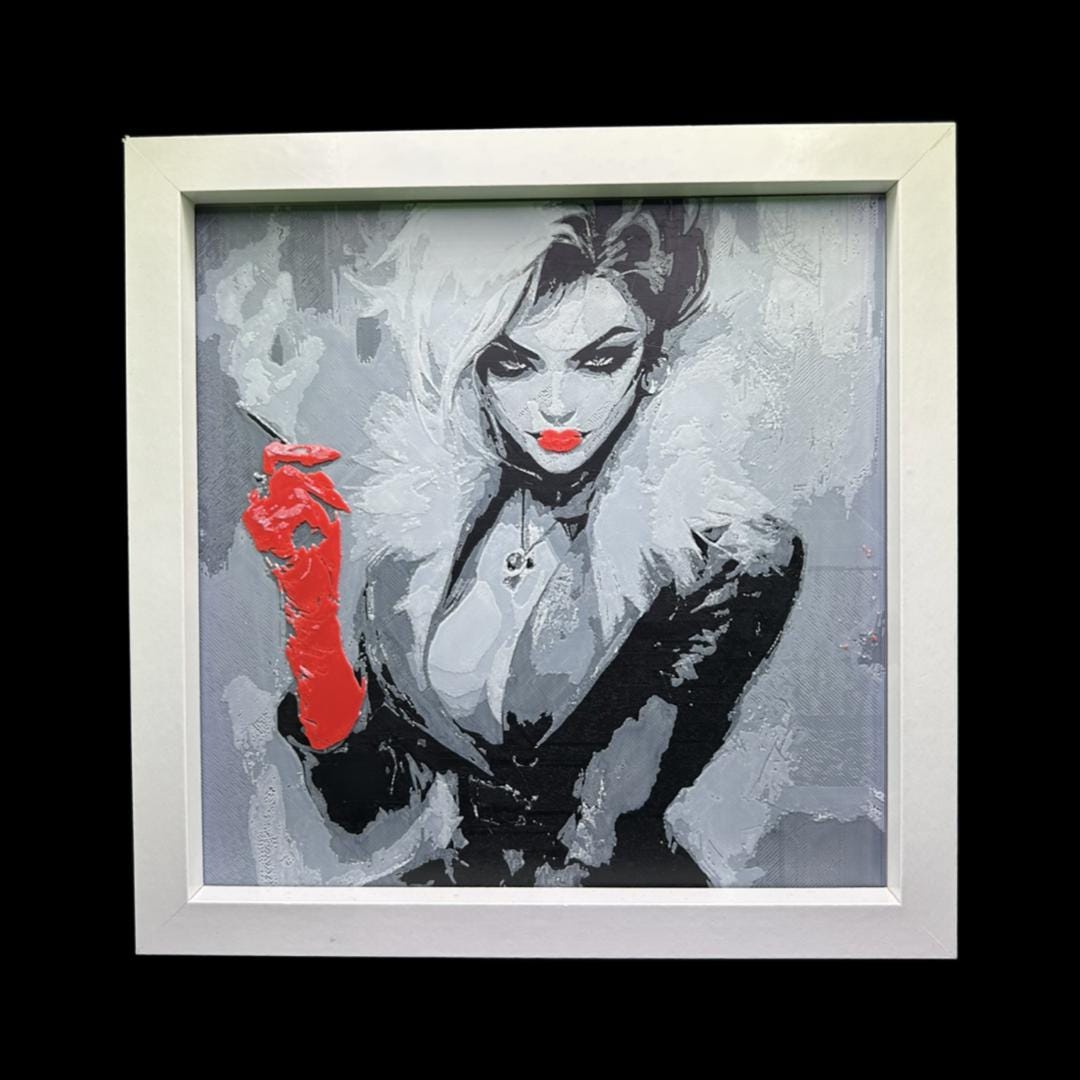 Cruella DeVille - 101 Dalmatians  3D Printed Fan Art