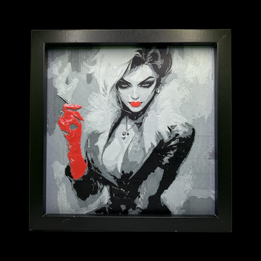 Cruella DeVille - 101 Dalmatians  3D Printed Fan Art