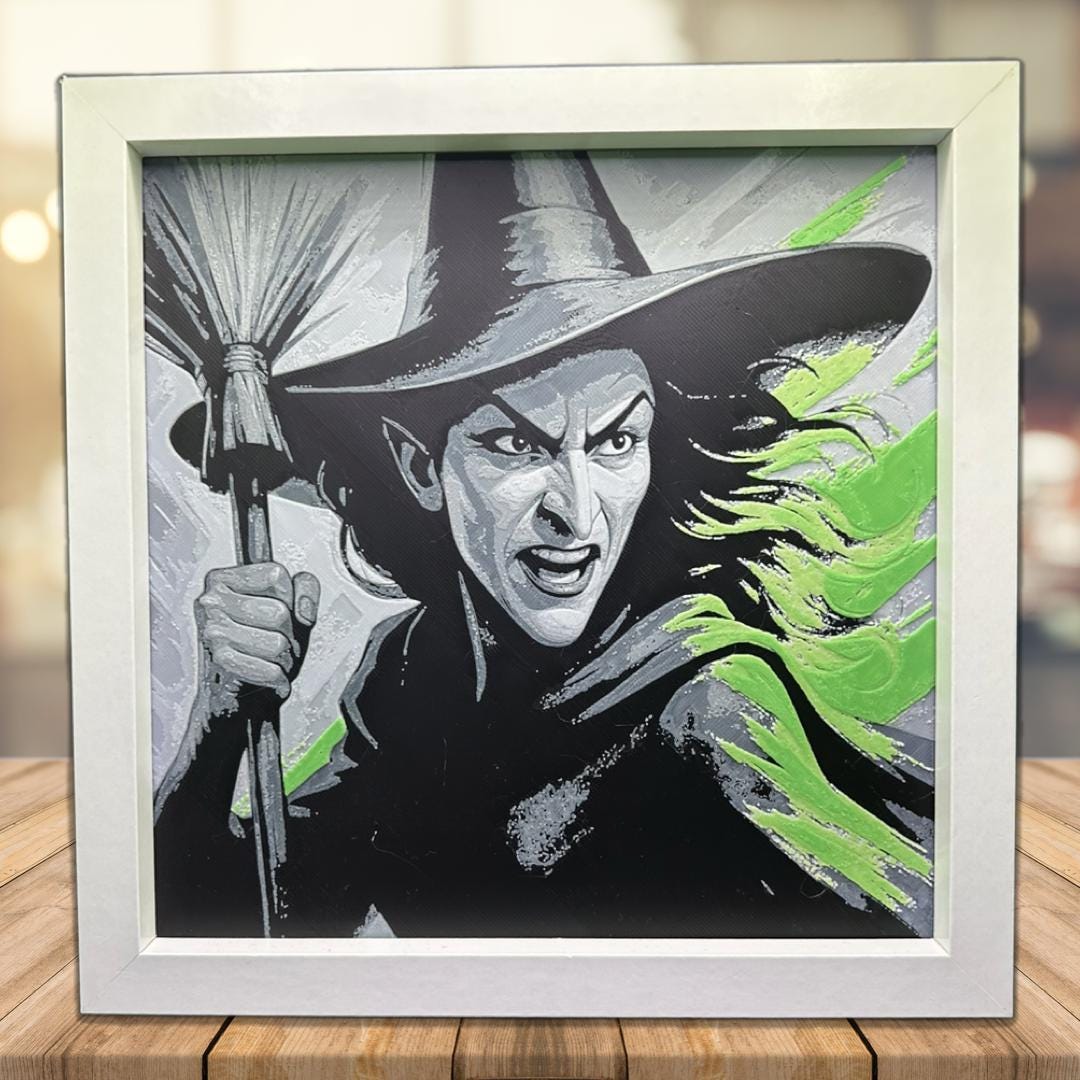 Wicked Witch of the West - The wizard of Oz 3D Printed Fan Art