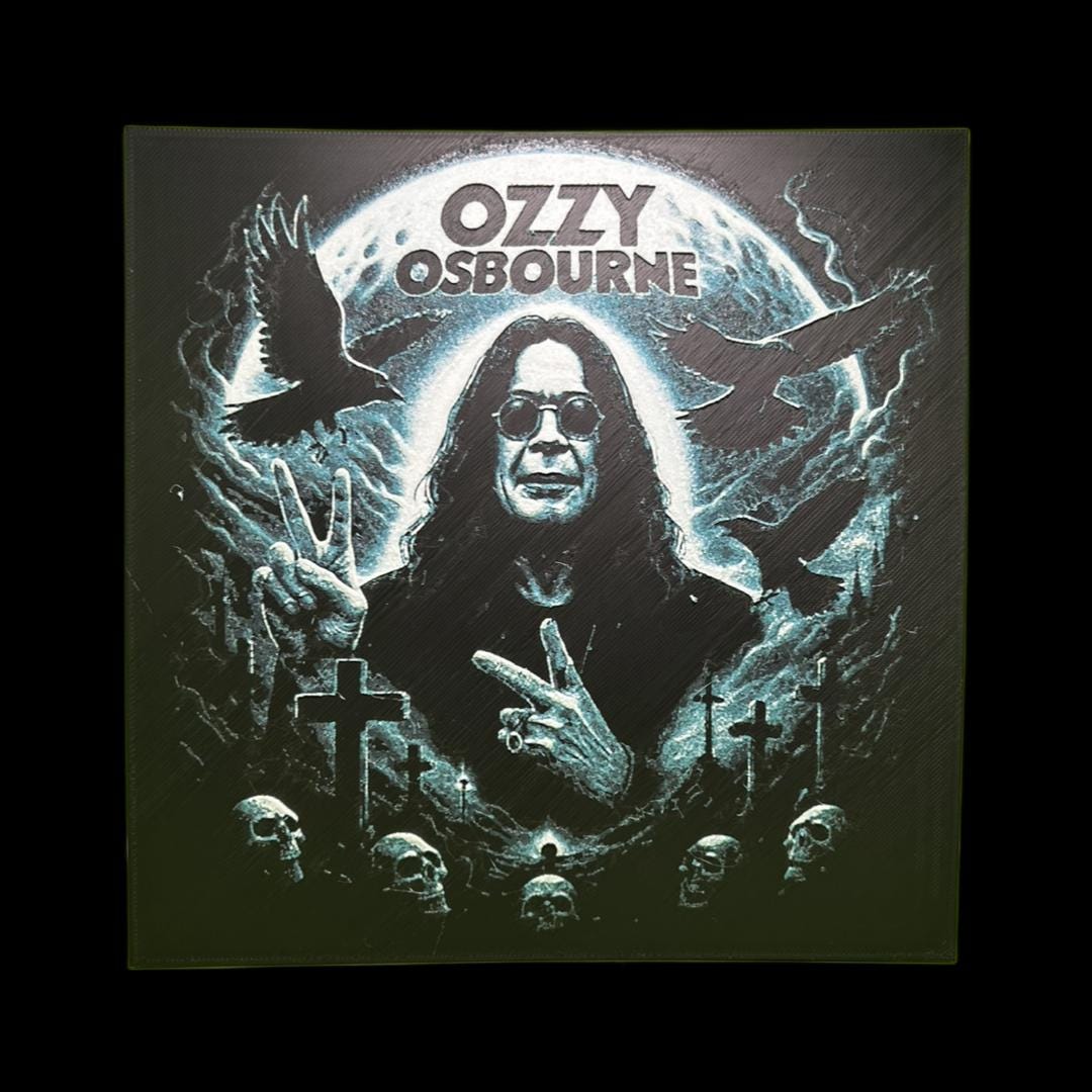 Ozzy Osbourne - Black Sabbath 3D Printed Fan Art