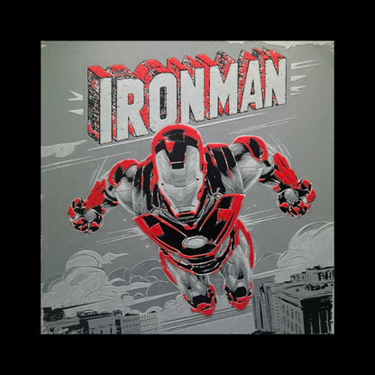 Ironman Comic Book Cover 3D Printed Fan Art
