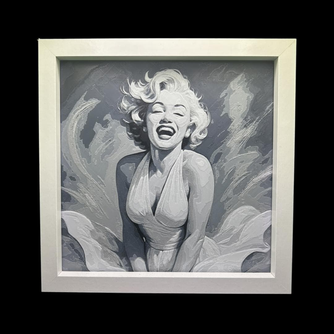 Marilyn Monroe V2 3D Printed Fan Art
