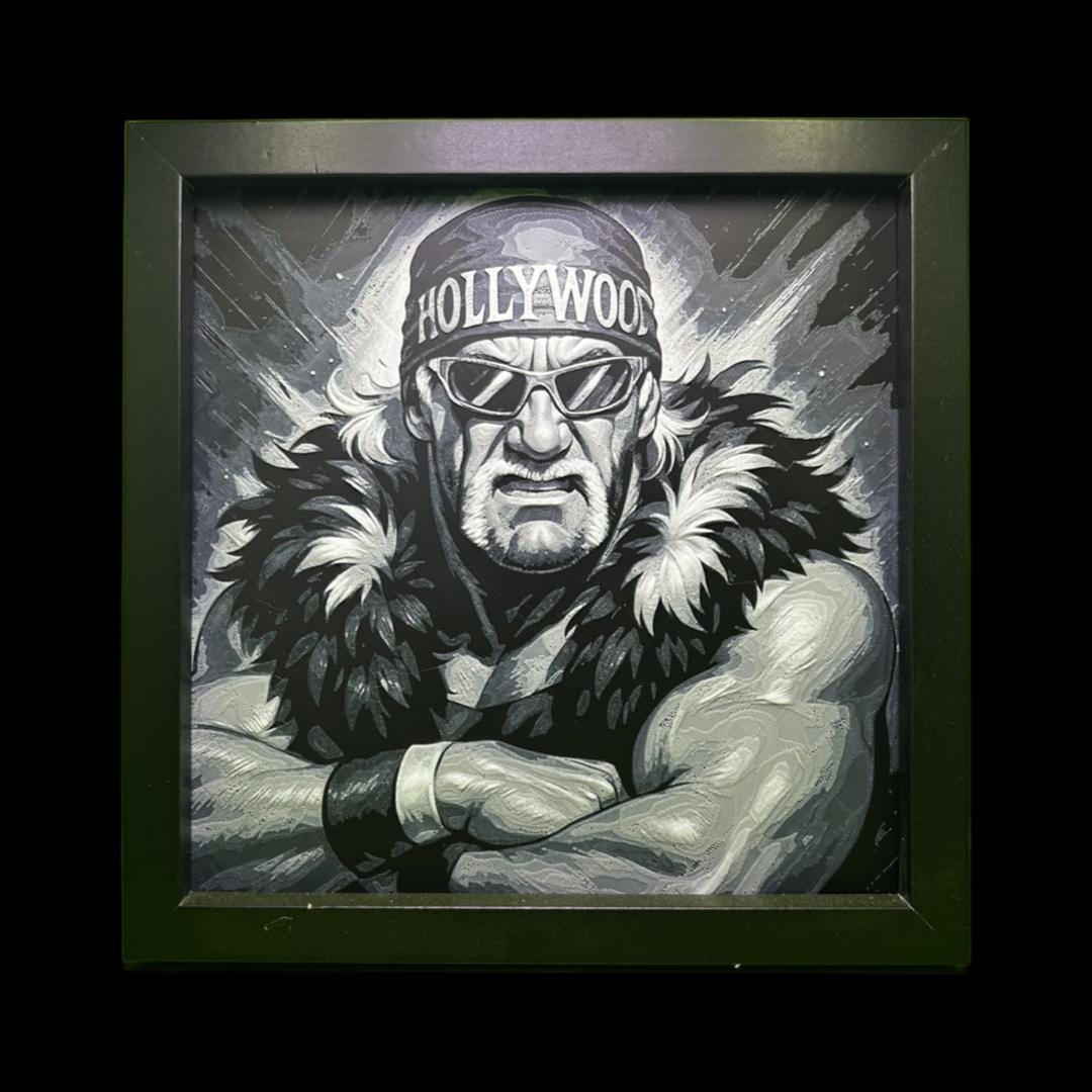 Hulk Hogan nWo - WWE 3D Printed Fan Art