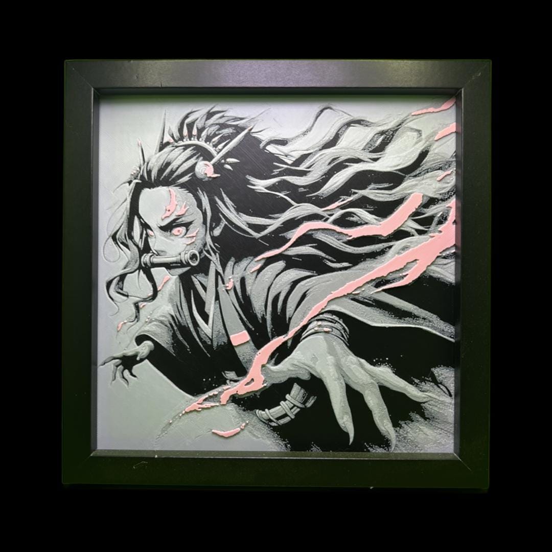 Nezuko Kamado 3D Printed Fan Art