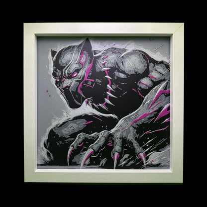 Black Panther - The Avengers 3D V2 Printed Fan Art