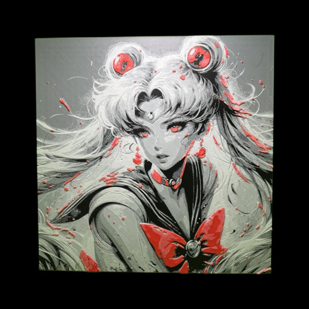 Sailor Moon 3D Printed Fan Art