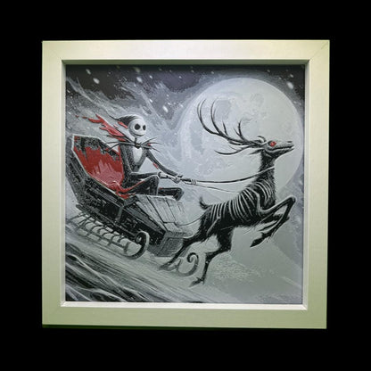 Jack Skellington with Reindeer 3D Printed Fan Art